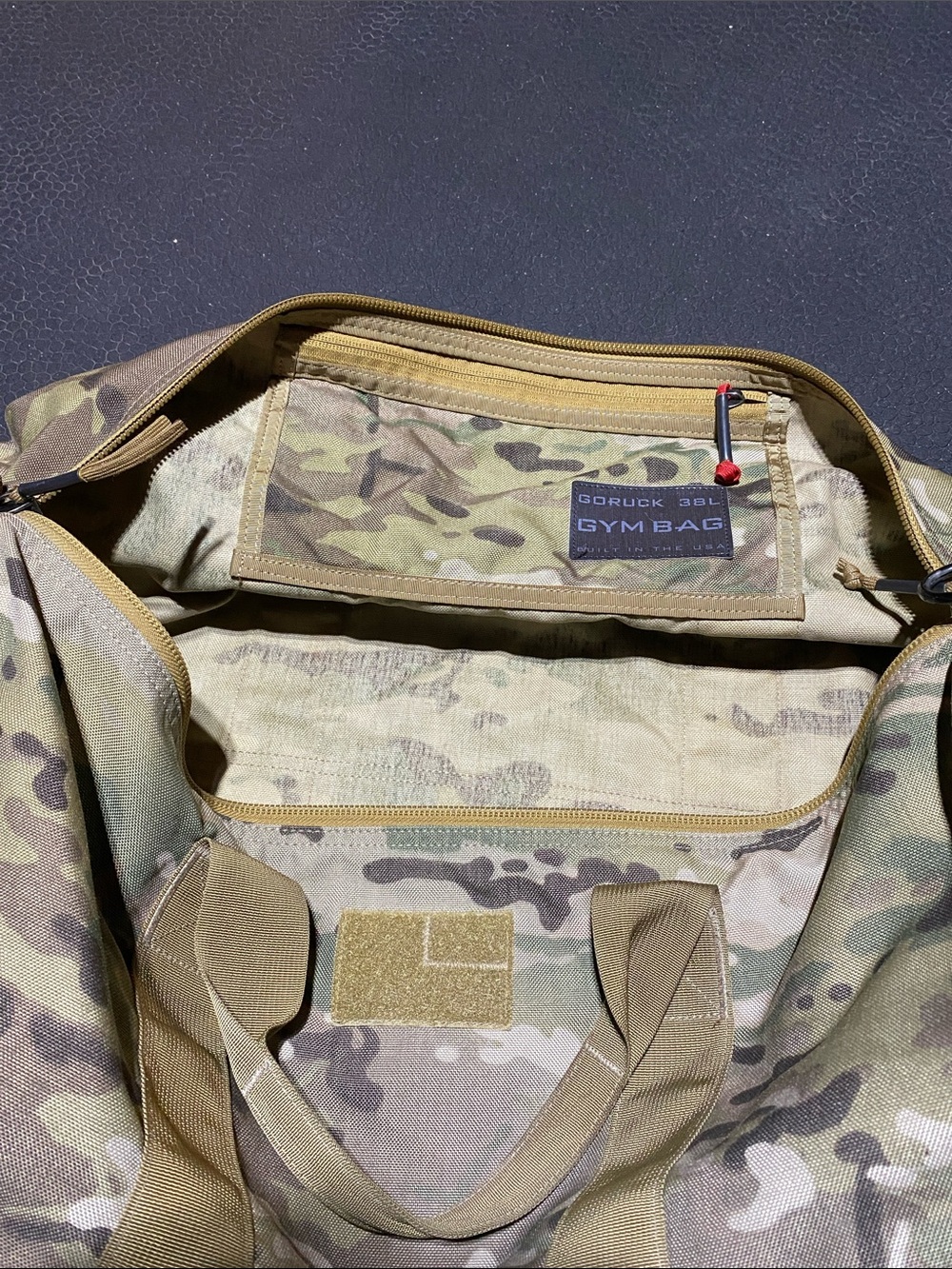 GORUCK Tropic MultiCam 38 Liter Gym Bag with Black Shoulder Strap Built in USA - Picture 7 of 10